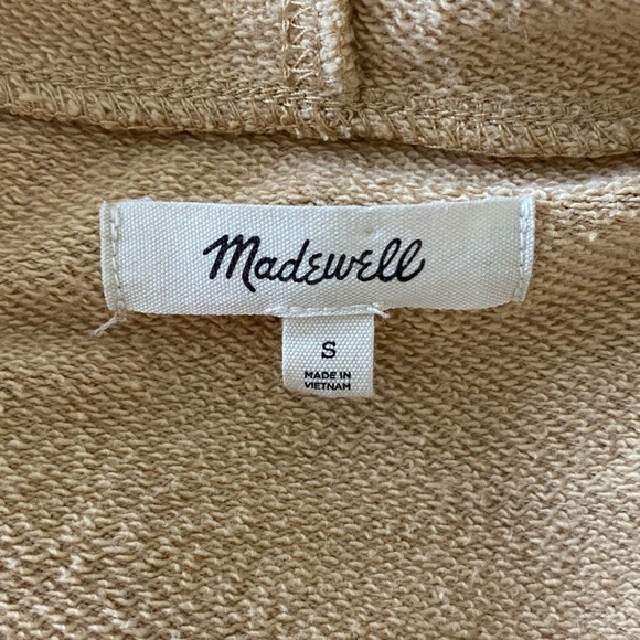 Madewell Dip-Dye Drawstring Hoodie Sweatshirt - Size Small - Picture 9 of 9